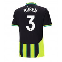 Manchester City Ruben Dias #3 Gostujuci Dres 2024-25 Kratak Rukav